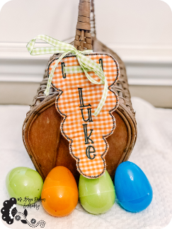 Easter Carrot Basket Tags