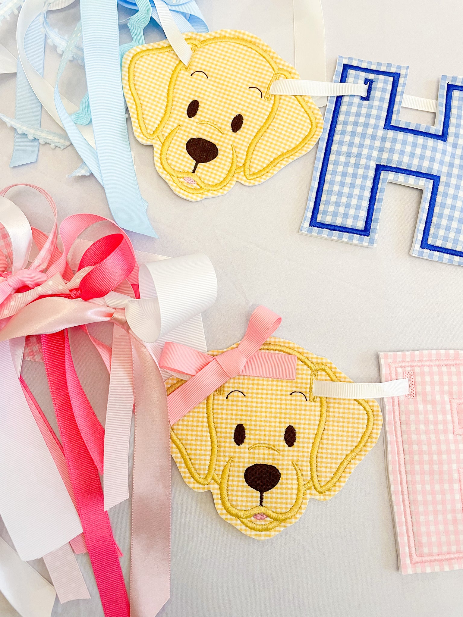 Puppy name banner