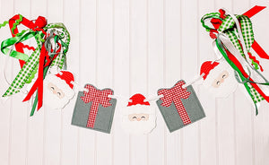 Santa and Gifts Banner